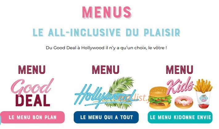 Holly's Diner Plaisir — carte page 13