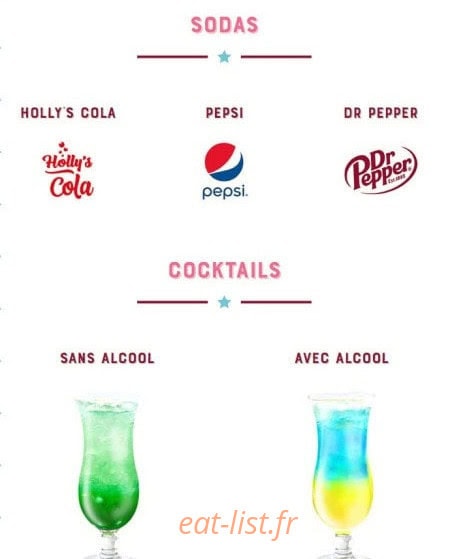 Holly's Diner Plaisir — carte page 15