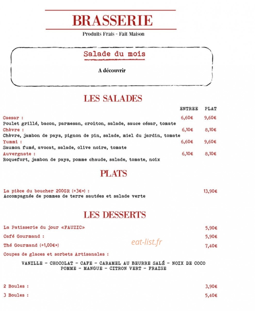 La Ferme De Diane — carte page 5
