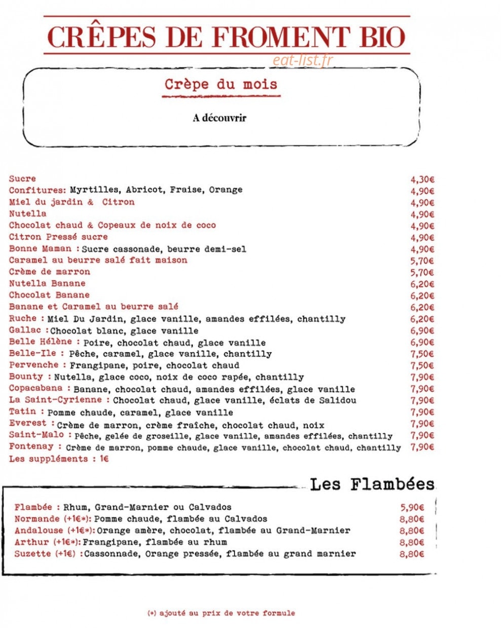 La Ferme De Diane — carte page 4