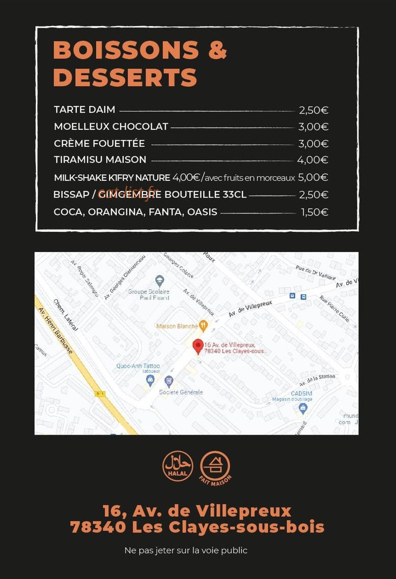 La Spéciale — carte page 5