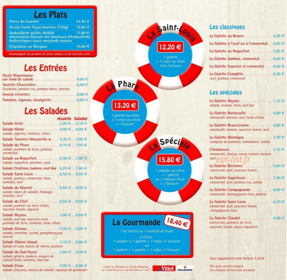 Le Phare Saint Louis — carte page 2