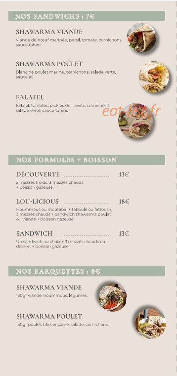 Lou-licious — carte page 2