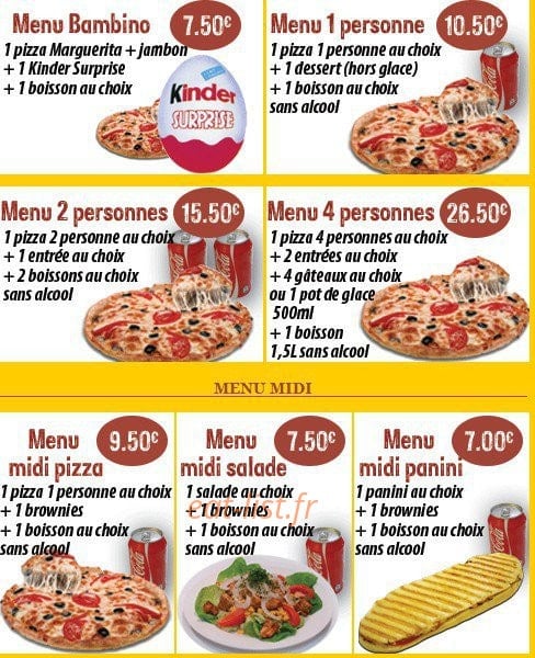 Napoli Pizza — carte page 10