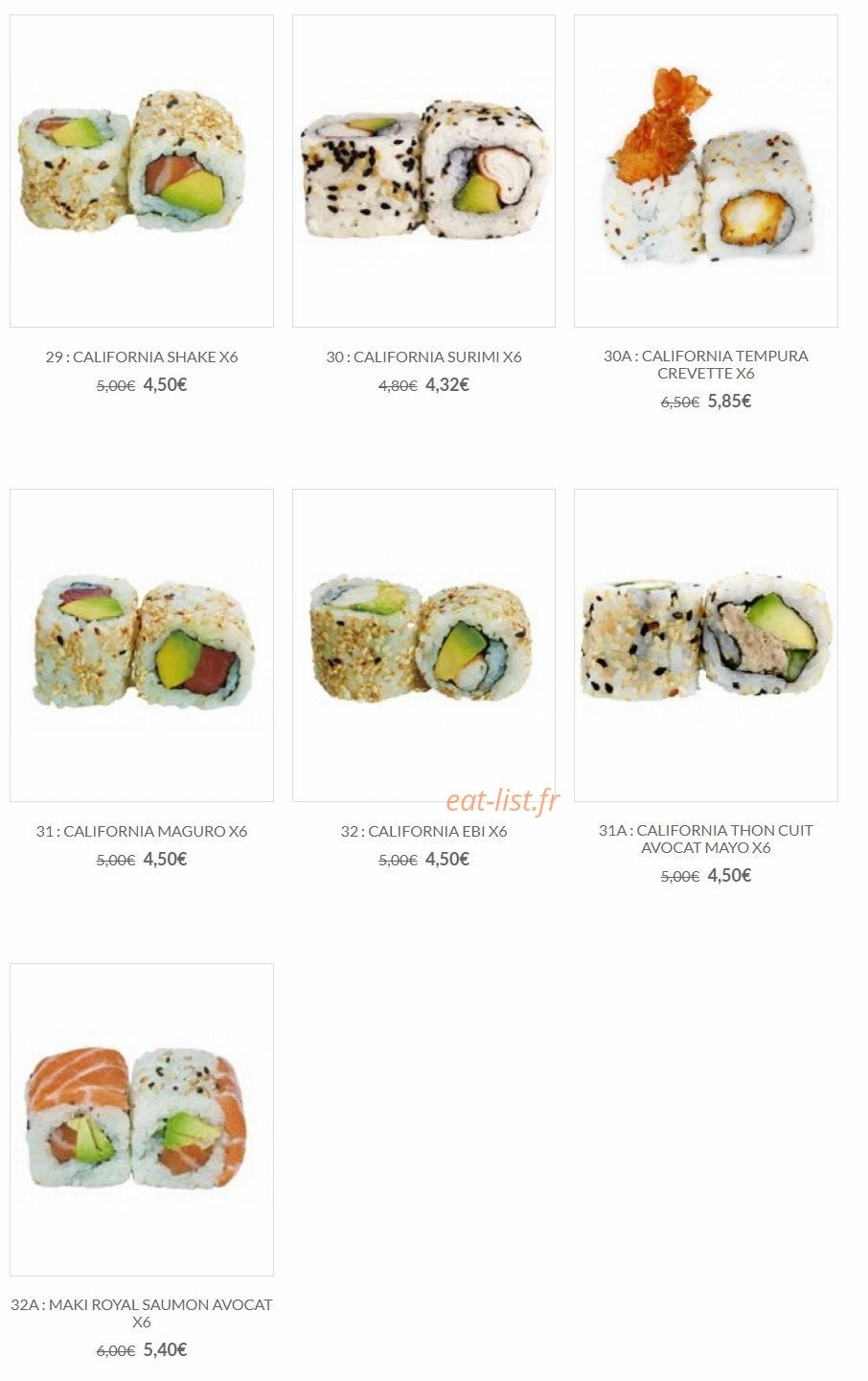 Sushi Lin — carte page 5