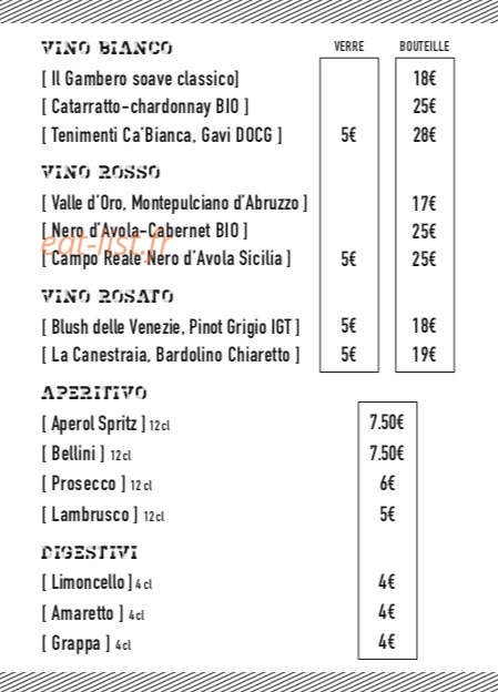 Trattoria Locale — carte page 4
