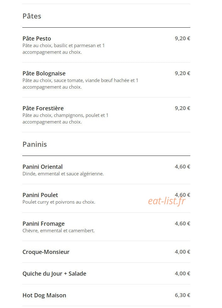 L'authentique — carte page 2