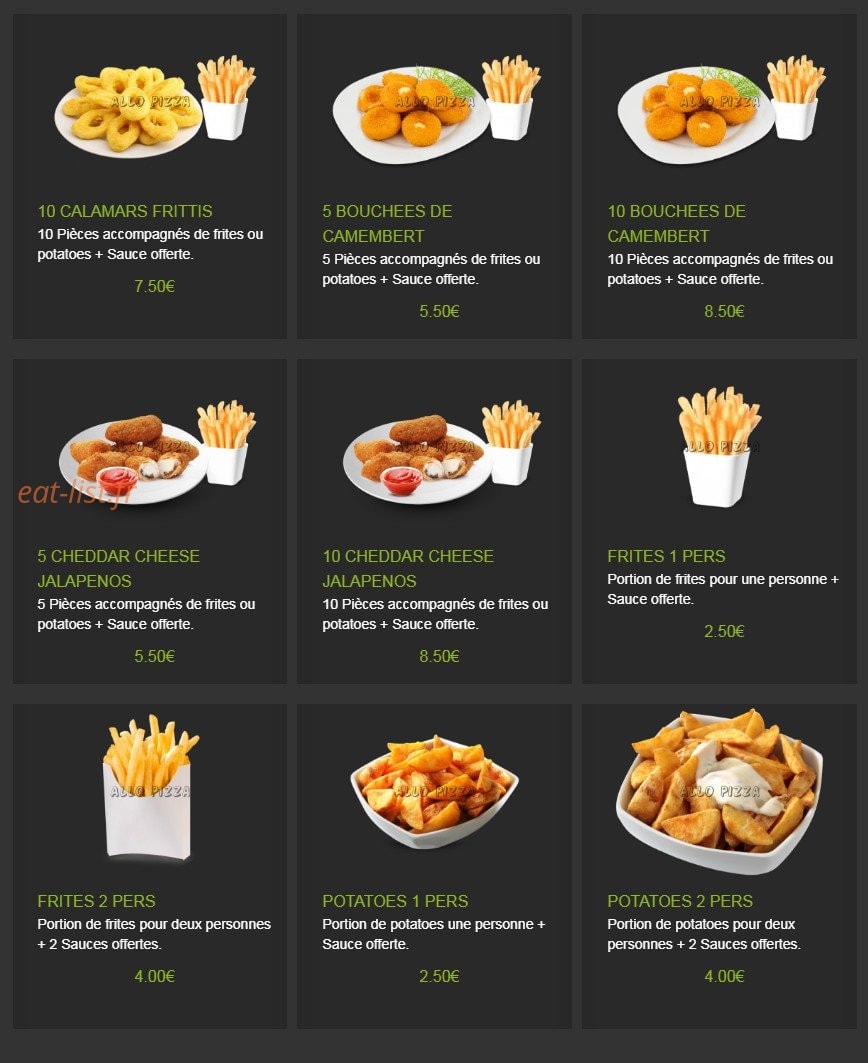 AlloPizza — carte page 8
