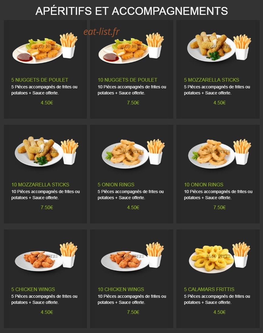 AlloPizza — carte page 7