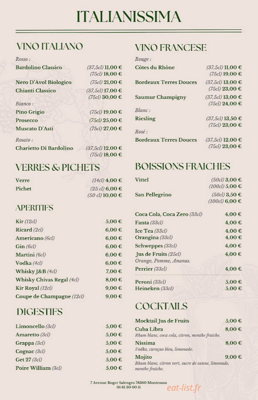 Italianissima — carte page 3