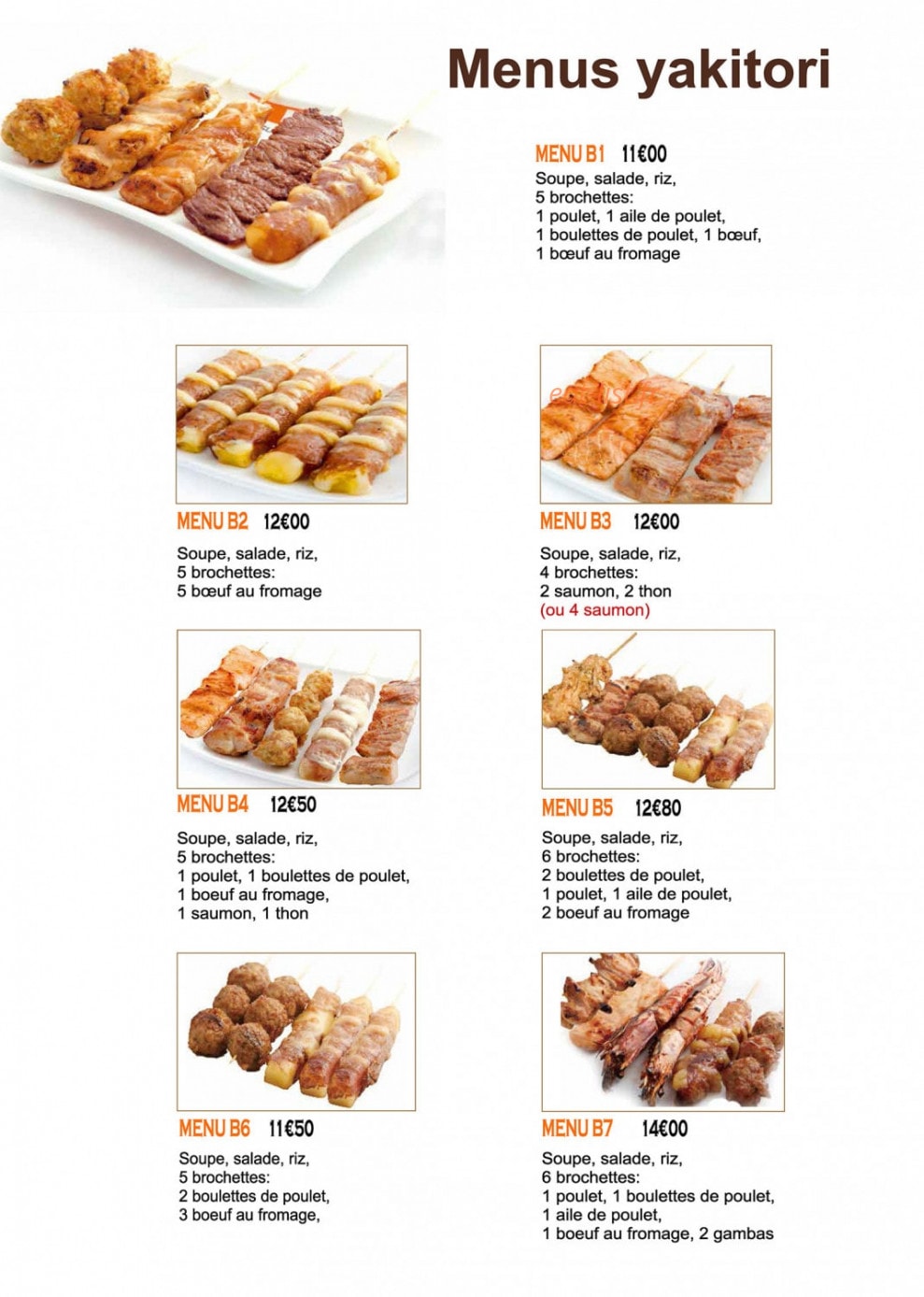 Mont Sushi — carte page 7