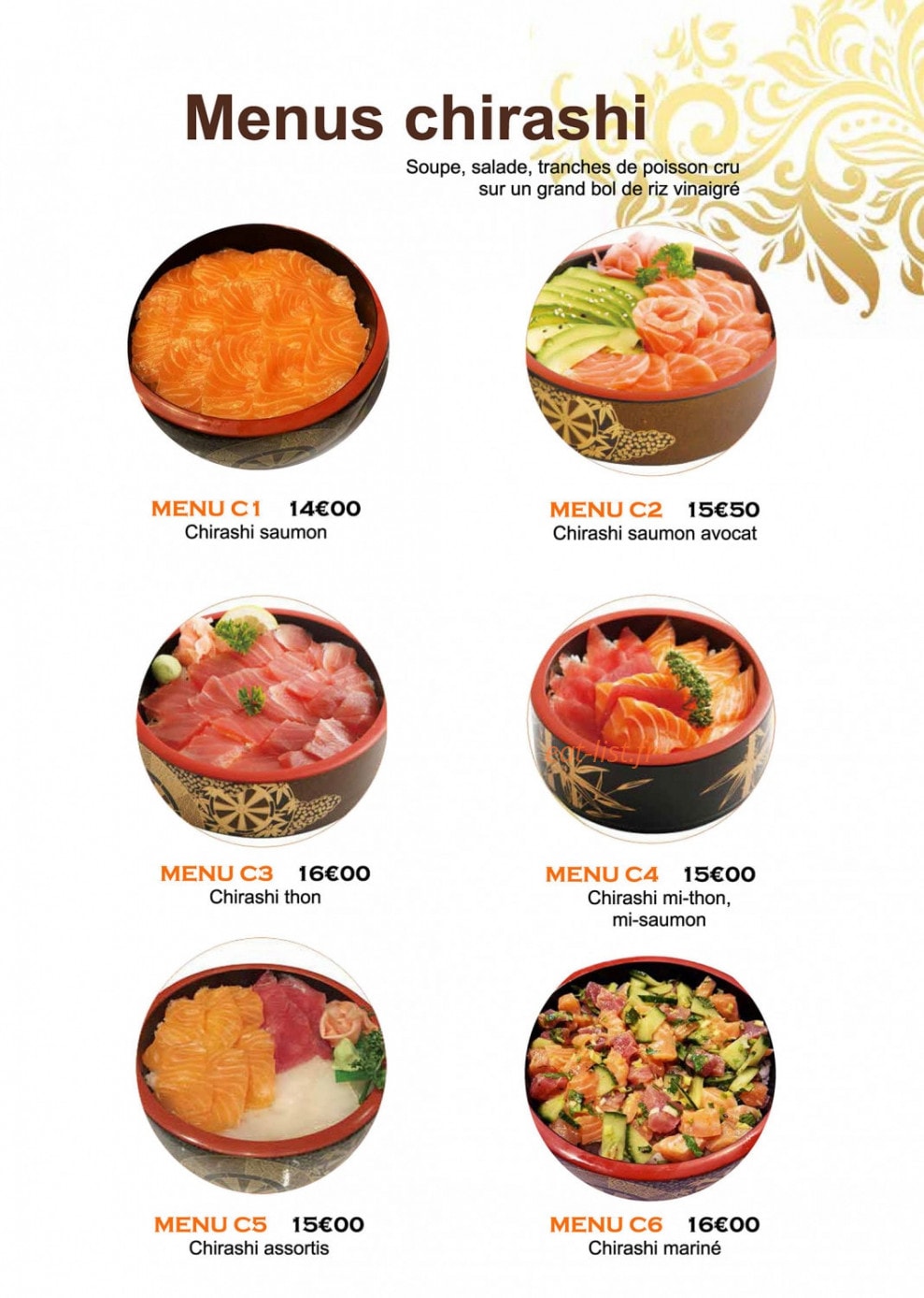Mont Sushi — carte page 8