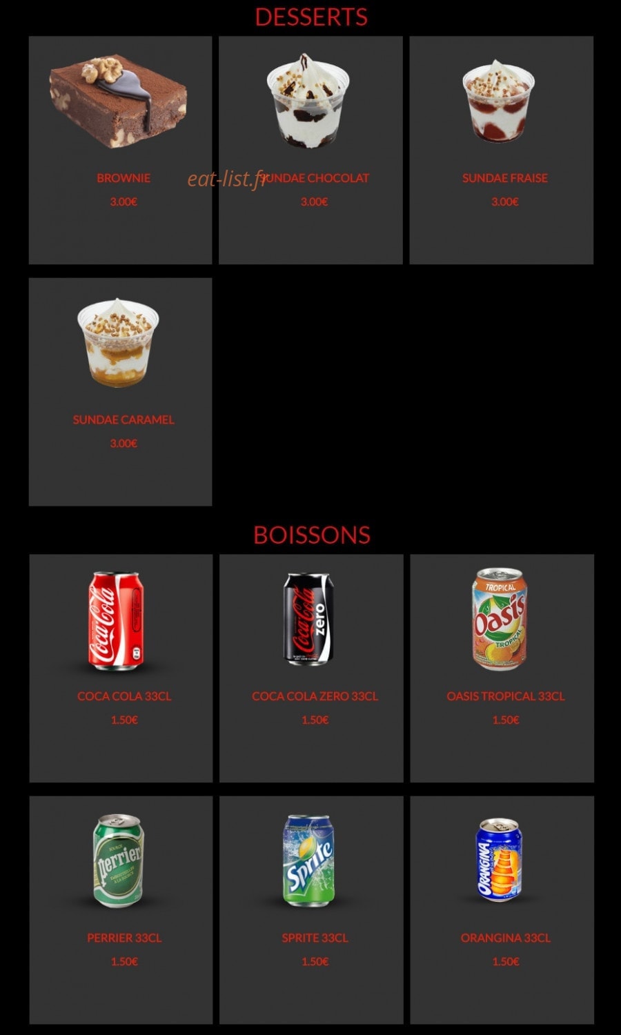 Pizza à L'ancienne — carte page 7