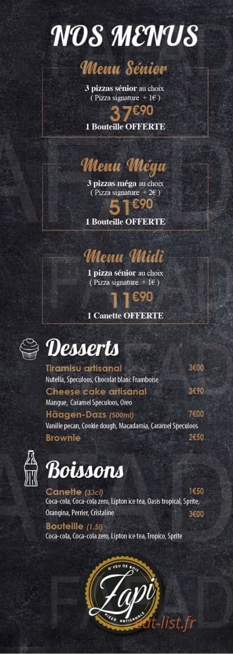Zapi O’ Feu de Bois — carte page 4
