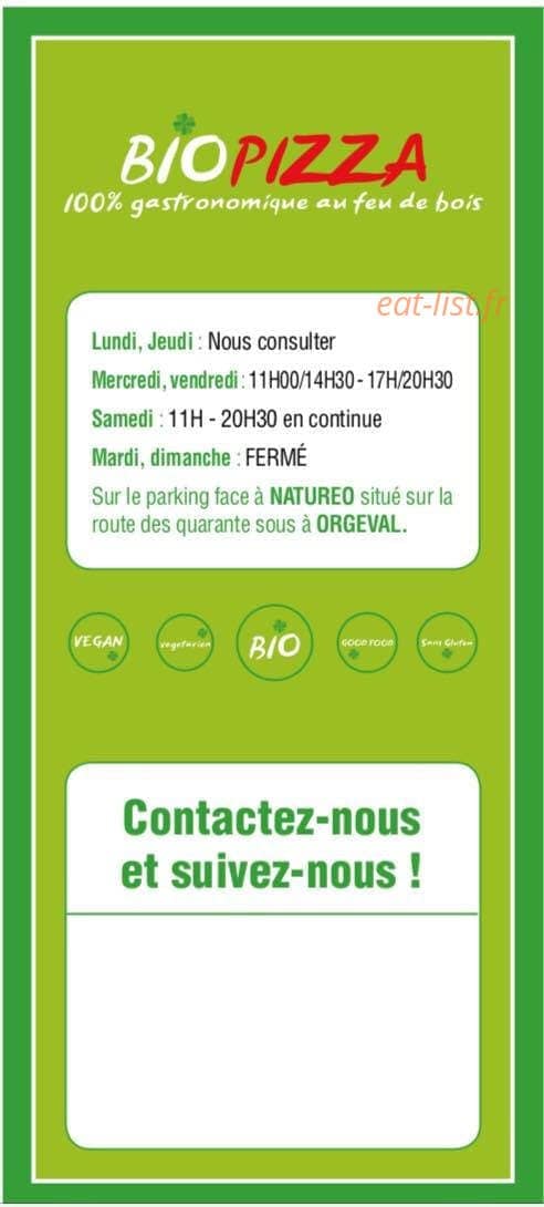 Biopizza — carte page 4