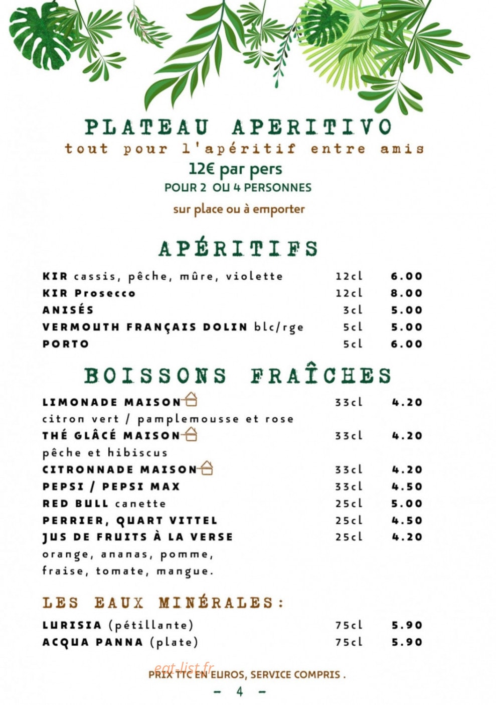 Caffe Moretti — carte page 5