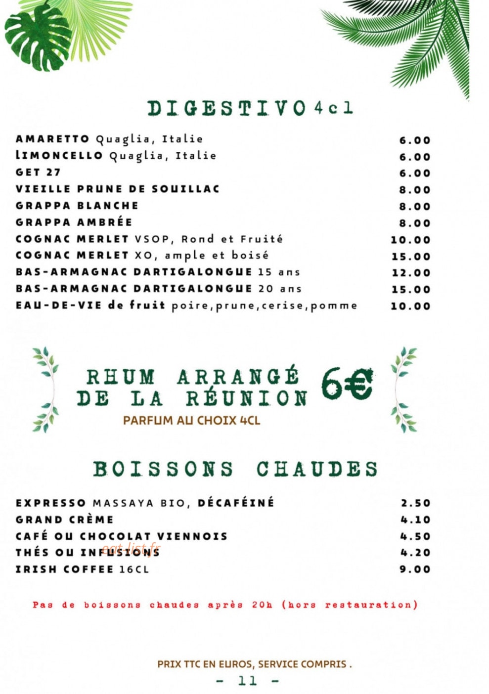 Caffe Moretti — carte page 6