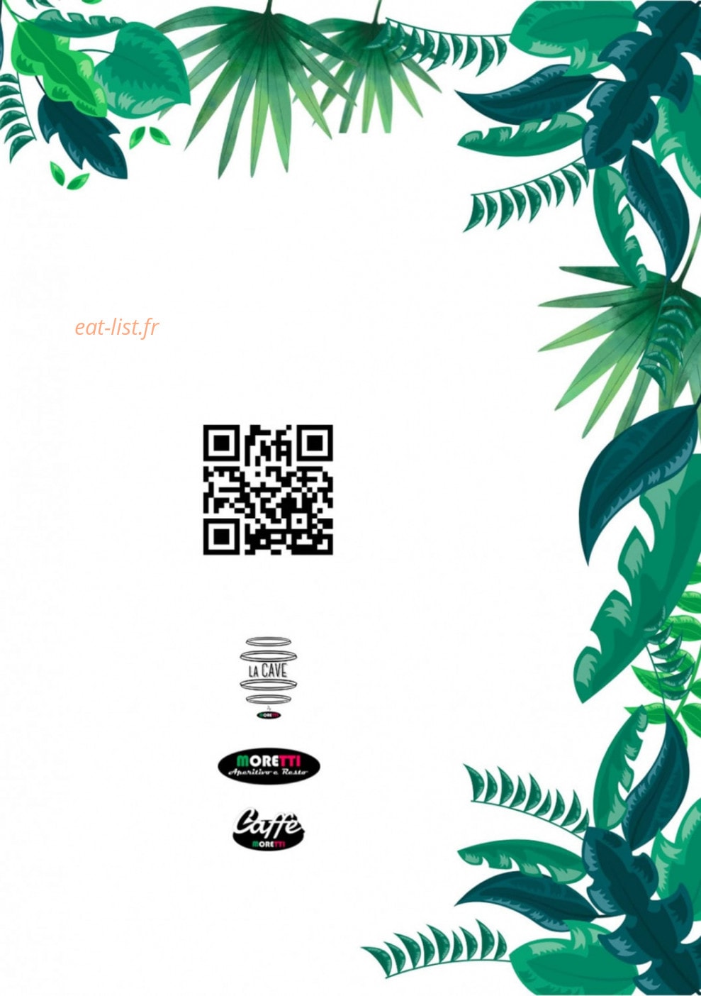 Caffe Moretti — carte page 12