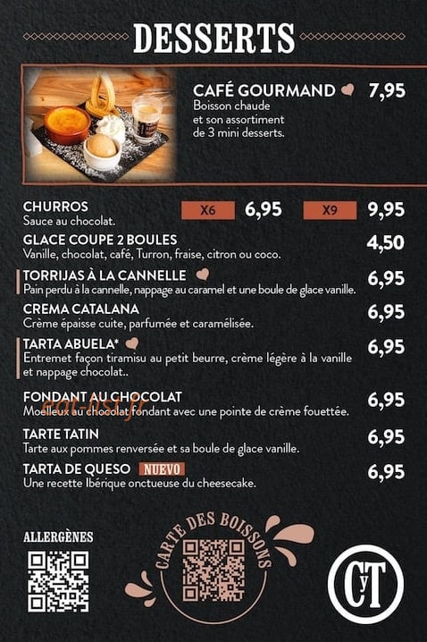 Cañas y Tapas — carte page 5