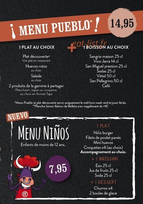 Cañas y Tapas — carte page 4