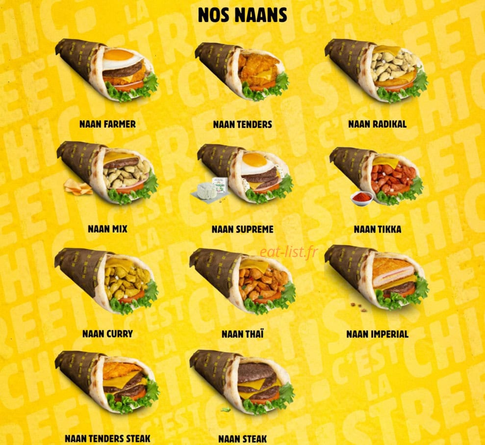 Chicken Street — carte page 1