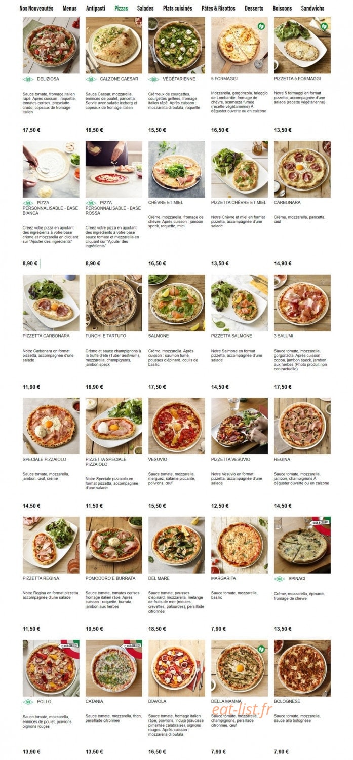 Del Arte — carte page 3