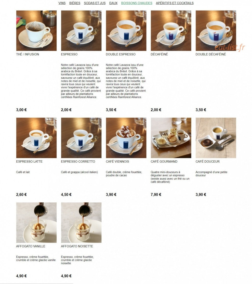 Del Arte — carte page 15