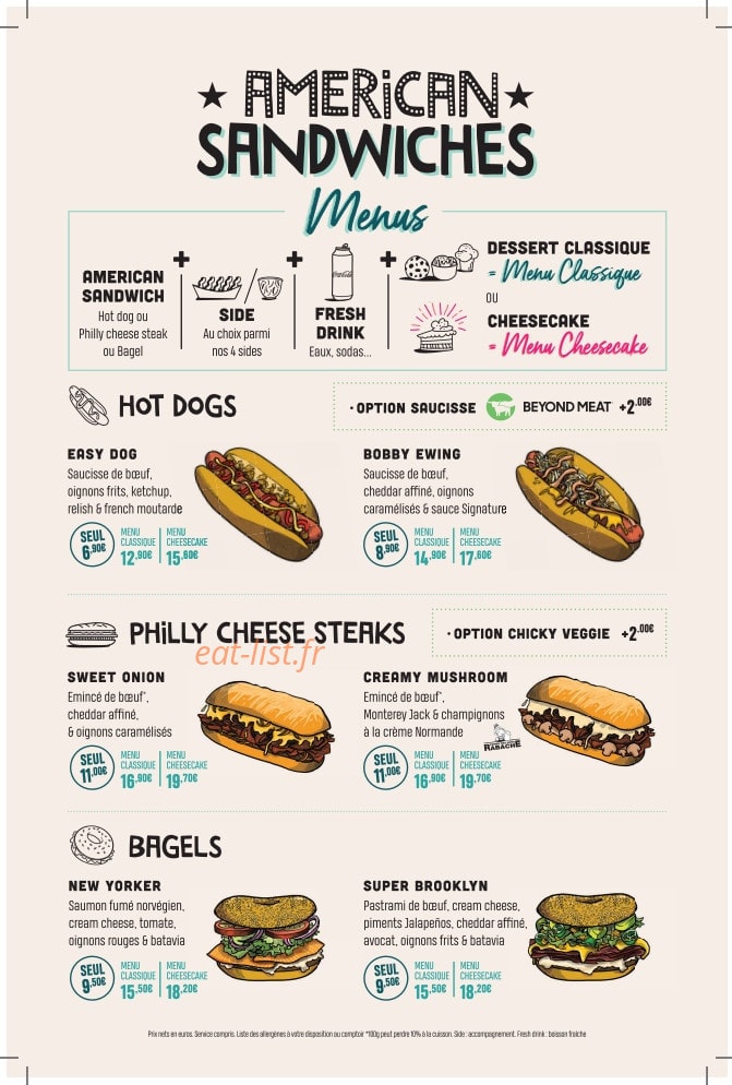 Factory & Co — carte page 4