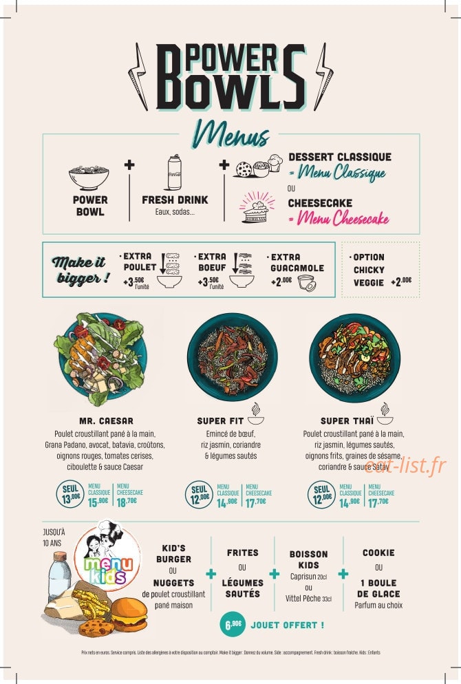 Factory & Co — carte page 5