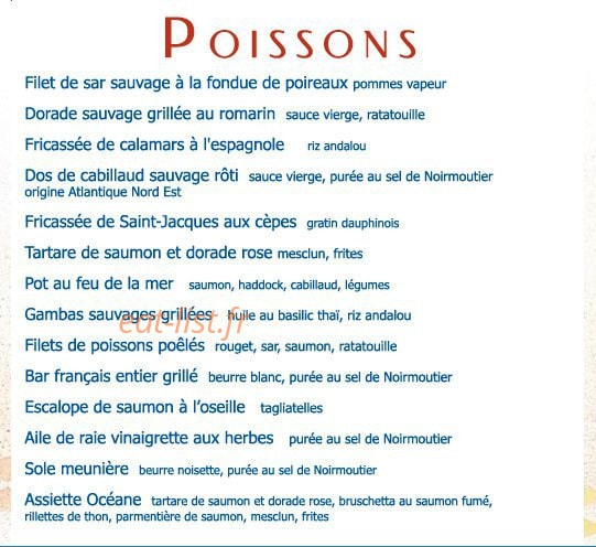 La criée — carte page 4