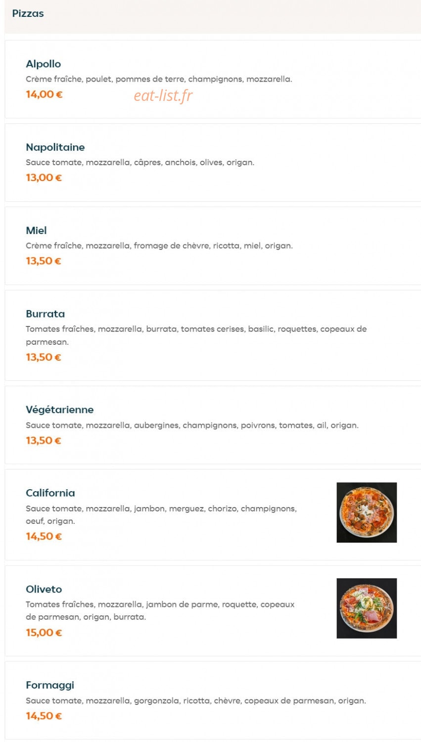 Oliveto — carte page 3