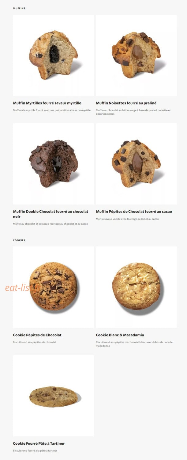 Starbucks Coffee — carte page 16