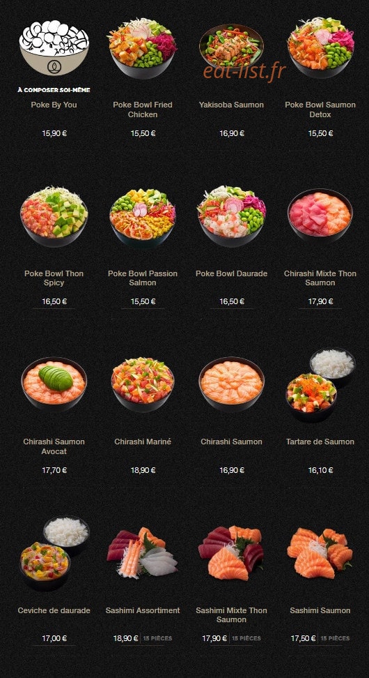 Sushi Shop — carte page 12