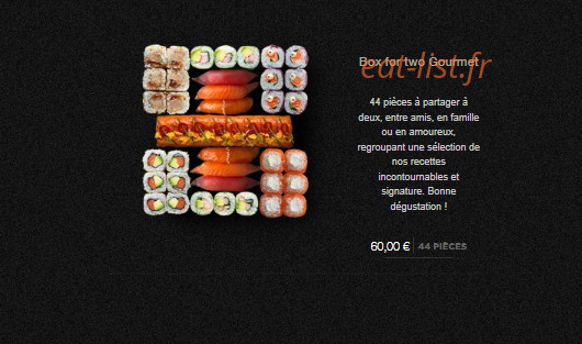 Sushi Shop — carte page 9
