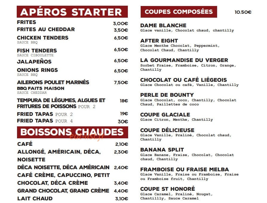 Tribeca — carte page 5