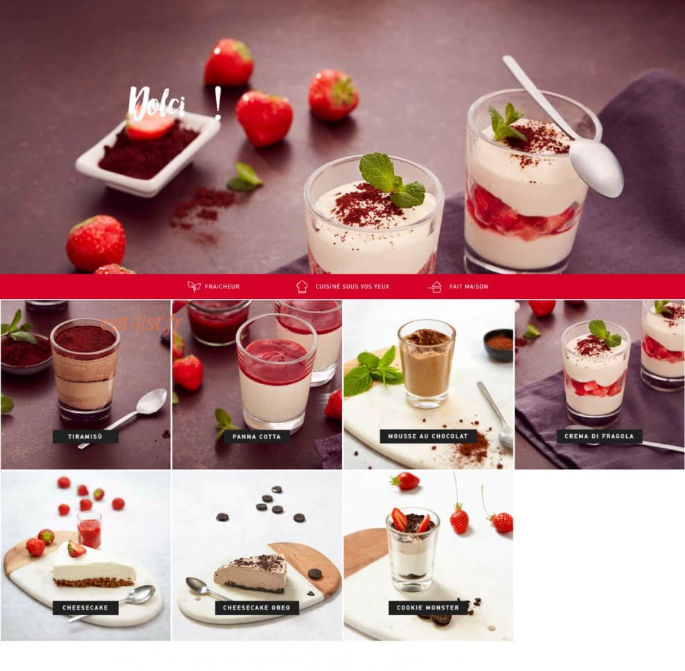 Vapiano — carte page 9