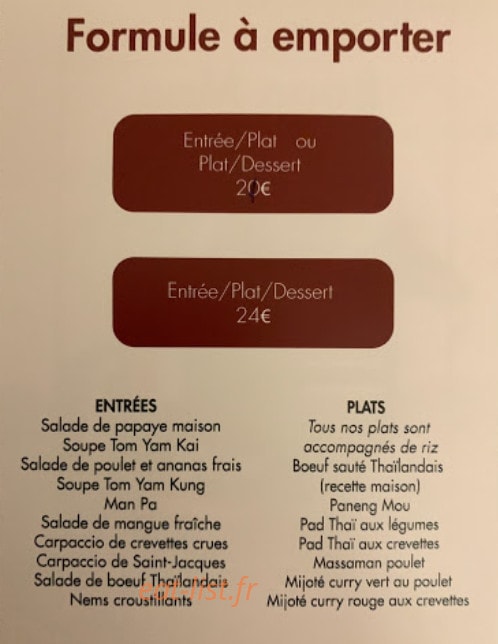 Baan Mae — carte page 1