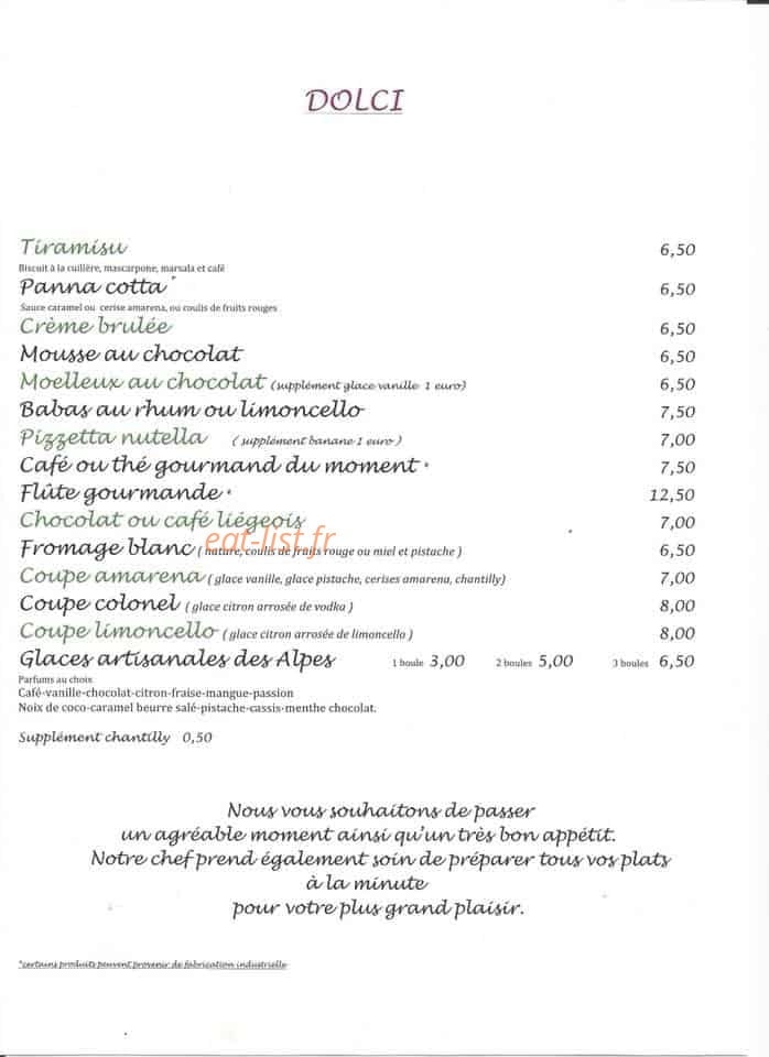 Le Basilic Rouge — carte page 3