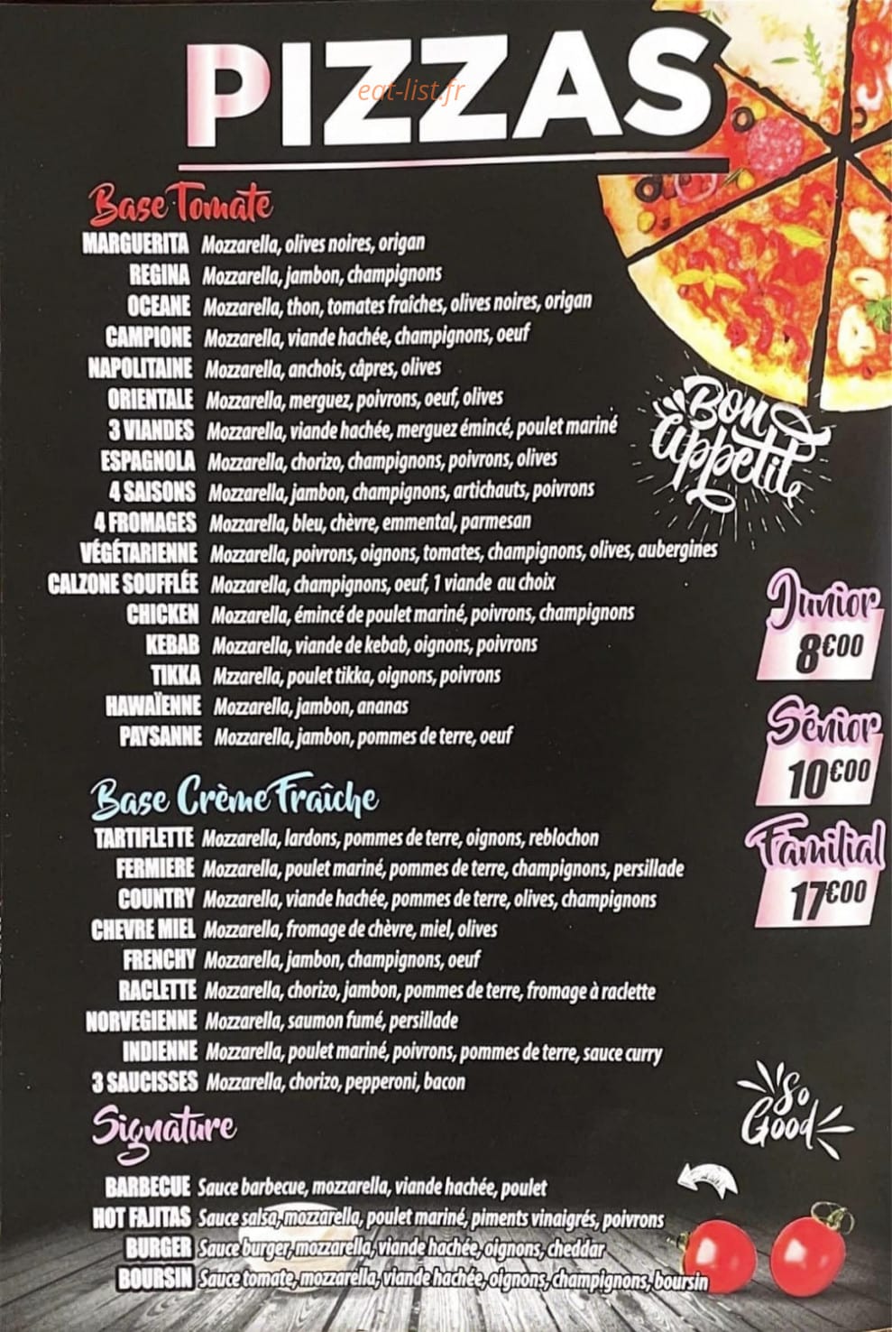 Speed Zap Burger d'Arcy — carte page 2