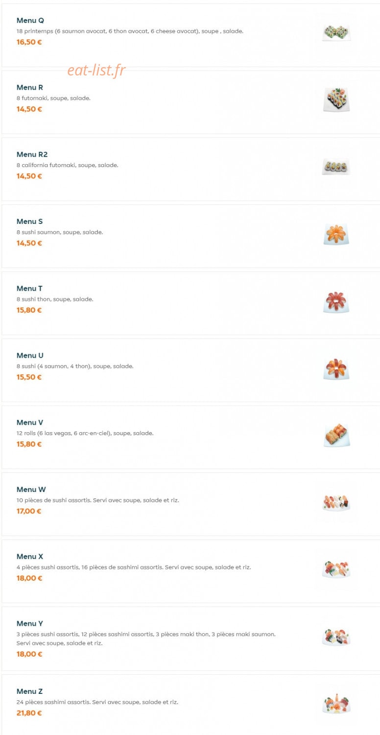 Sushi Go — carte page 3