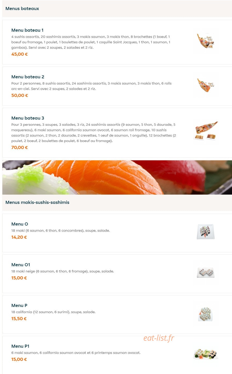Sushi Go — carte page 2