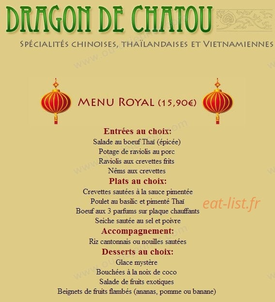 Dragon de Châtou — carte page 17
