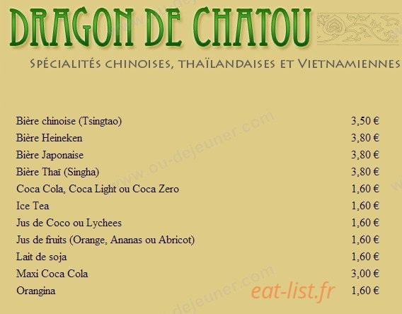 Dragon de Châtou — carte page 12