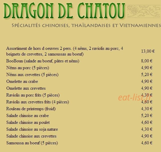 Dragon de Châtou — carte page 5