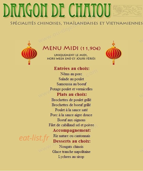 Dragon de Châtou — carte page 15