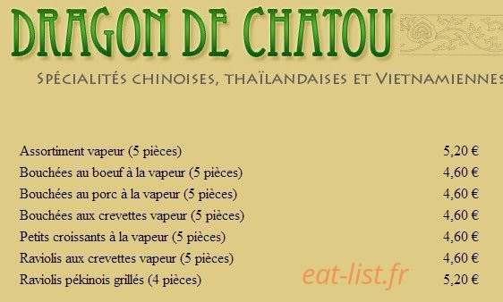 Dragon de Châtou — carte page 3