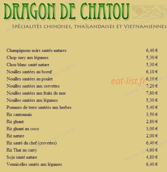 Dragon de Châtou — carte page 10
