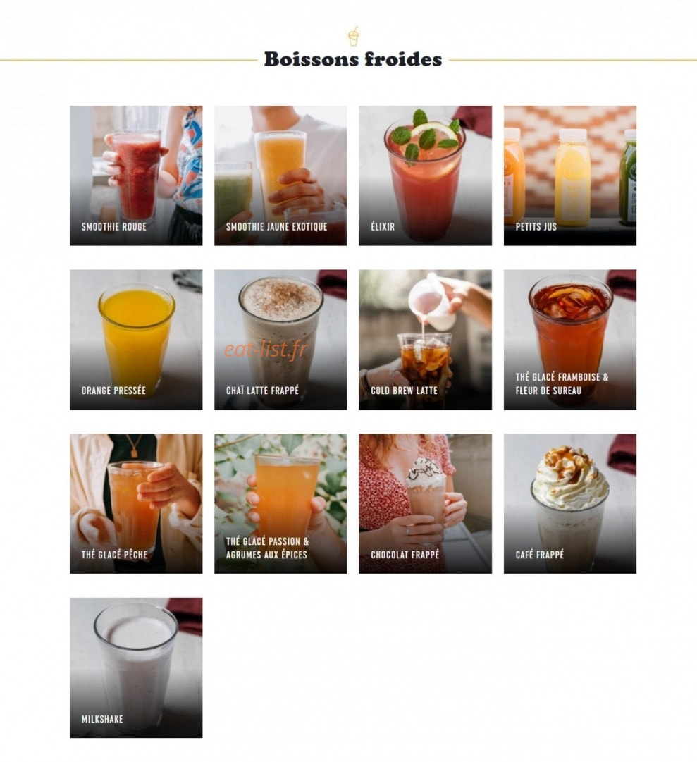Columbus Café & Co — carte page 4