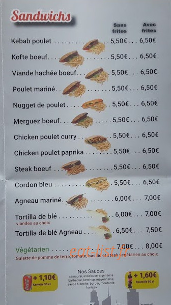 L'etoíle Du Restaurant — carte page 2