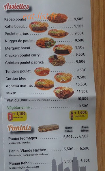L'etoíle Du Restaurant — carte page 3